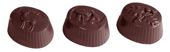 Chocolate World CW1507 Chocolate mould spring 3 fi...