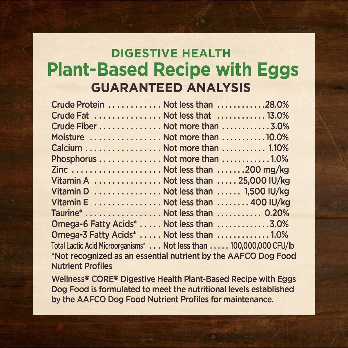 Wellness CORE Digestive Health Plant Based Recipe with Eggs Dry Dog Food