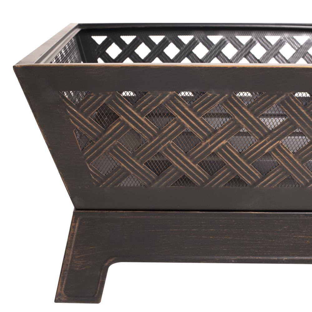 Hampton Bay Tipton 34 in. Steel Deep Bowl Fire Pit in Oil Rubbed Bronze OFW832S