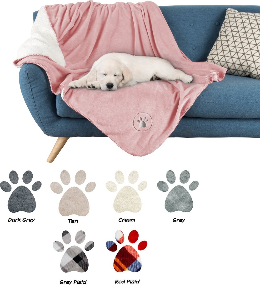 Pet Adobe Waterproof Fuzzy Throw Blanket