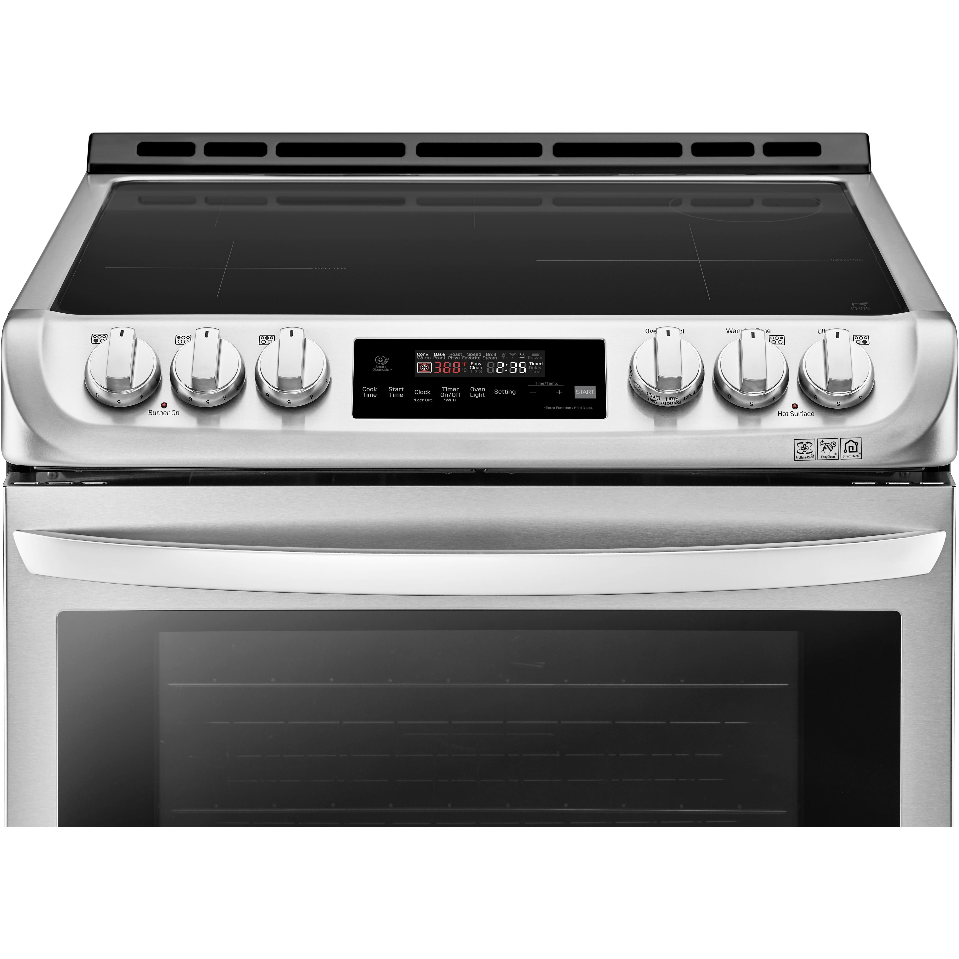 LG 30-inch Slide-In Induction Range with ProBake Convection? LSE4616ST