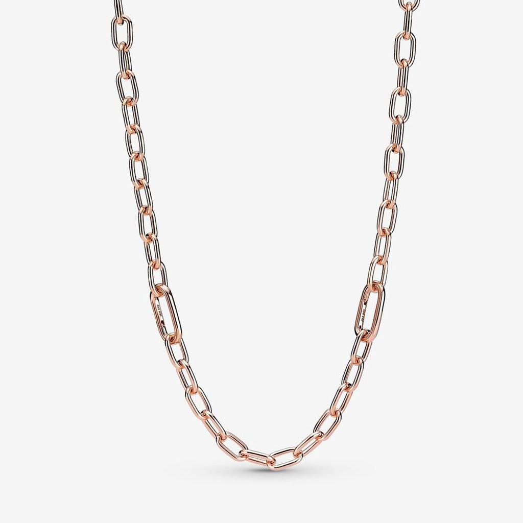 PANDORA  Pandora ME Link Chain Necklace with 2 Connectors in Rose Gold - 19.7