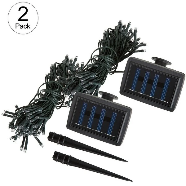 Pure Garden Solar Powered LED String Lights - White