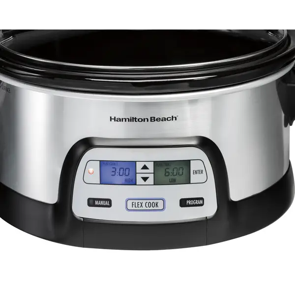 Hamilton Beach Programmable FlexCook 6-Quart Slow Cooker