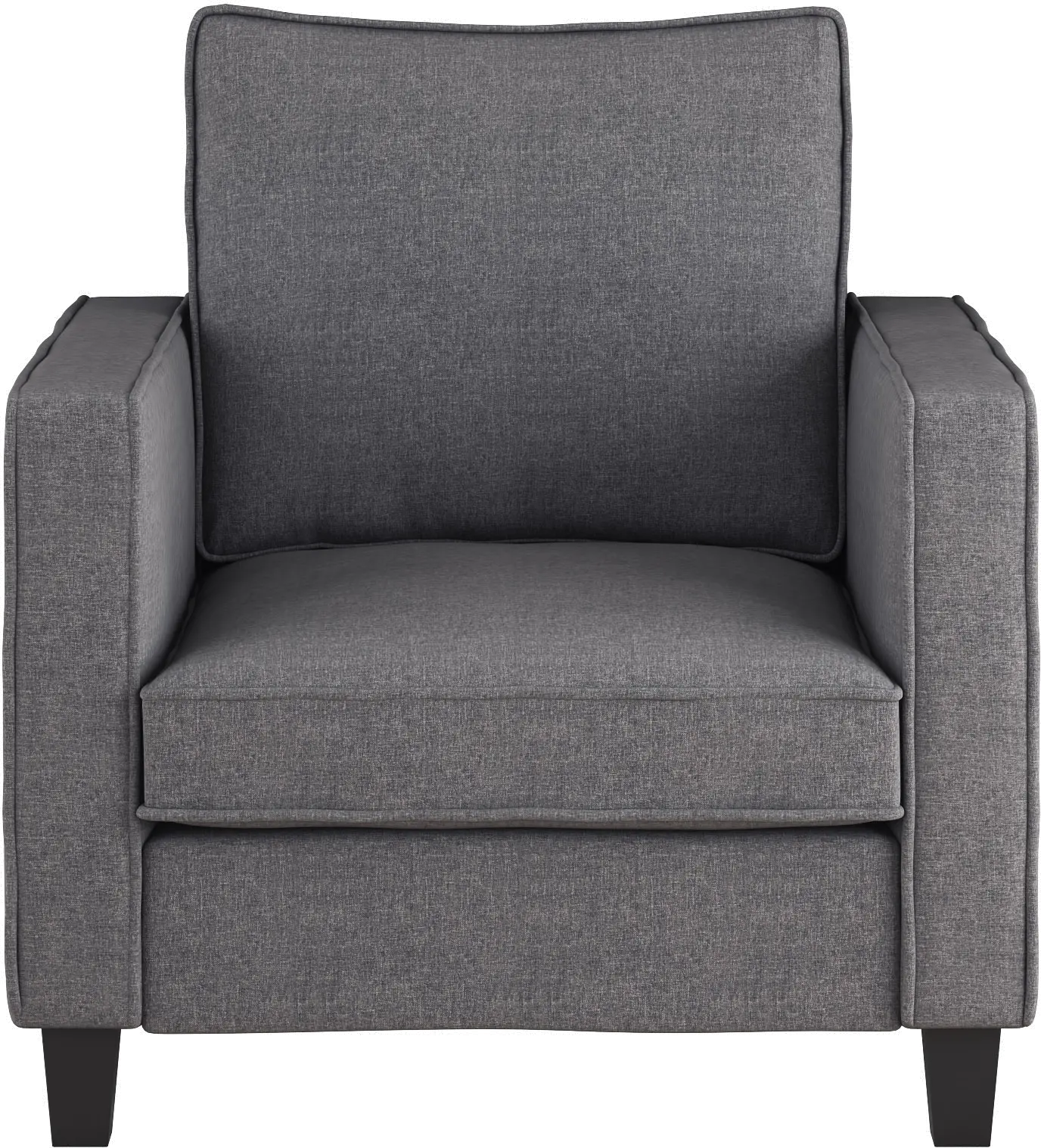 Georgia Contemporary Gray Fabric Accent Chair