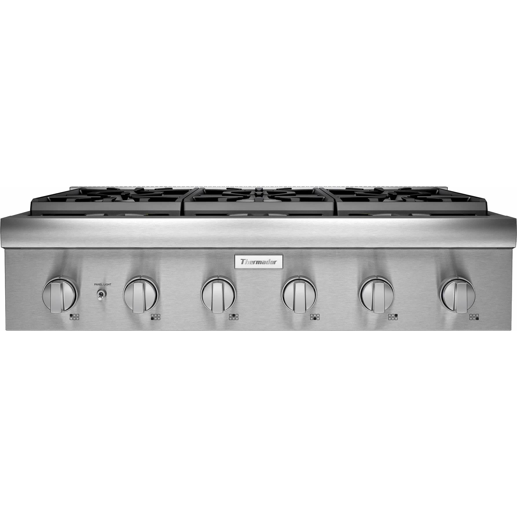 Thermador 36-inch Built-in Gas Rangetop with Patented Pedestal Star® Burners PCG366W