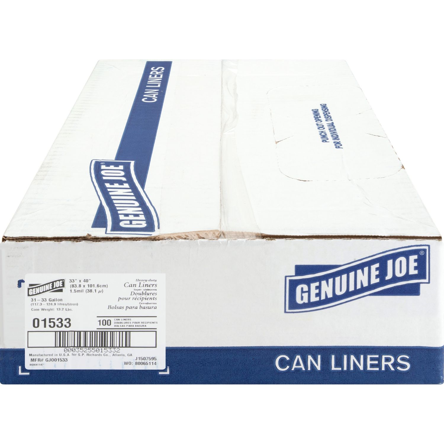 Heavy-Duty Trash Can Liners by Genuine Joe GJO01533