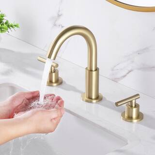 FORCLOVER 2-Handle Bidet Faucet with Lever Handles in Brushed Gold LSD-BSFBG55