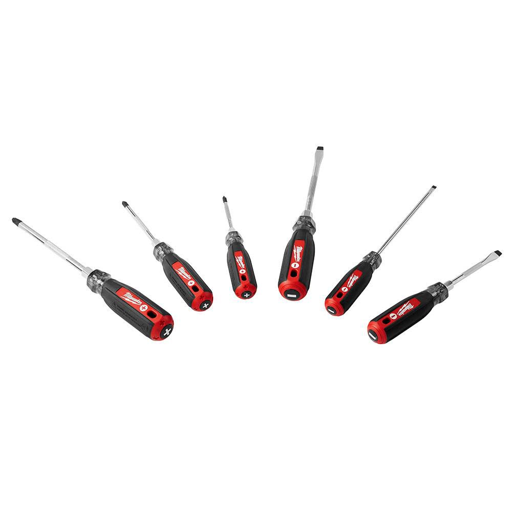 Milwaukee 6Pc Cushion Grip Screwdriver Kit 48-22-2886 from Milwaukee