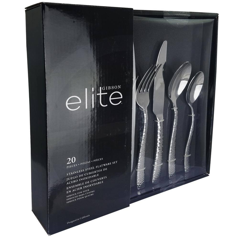 GIBSON ELITE Ambassador 20-Piece Stainless Steel Flatware Set (Service for 4) 985100040M