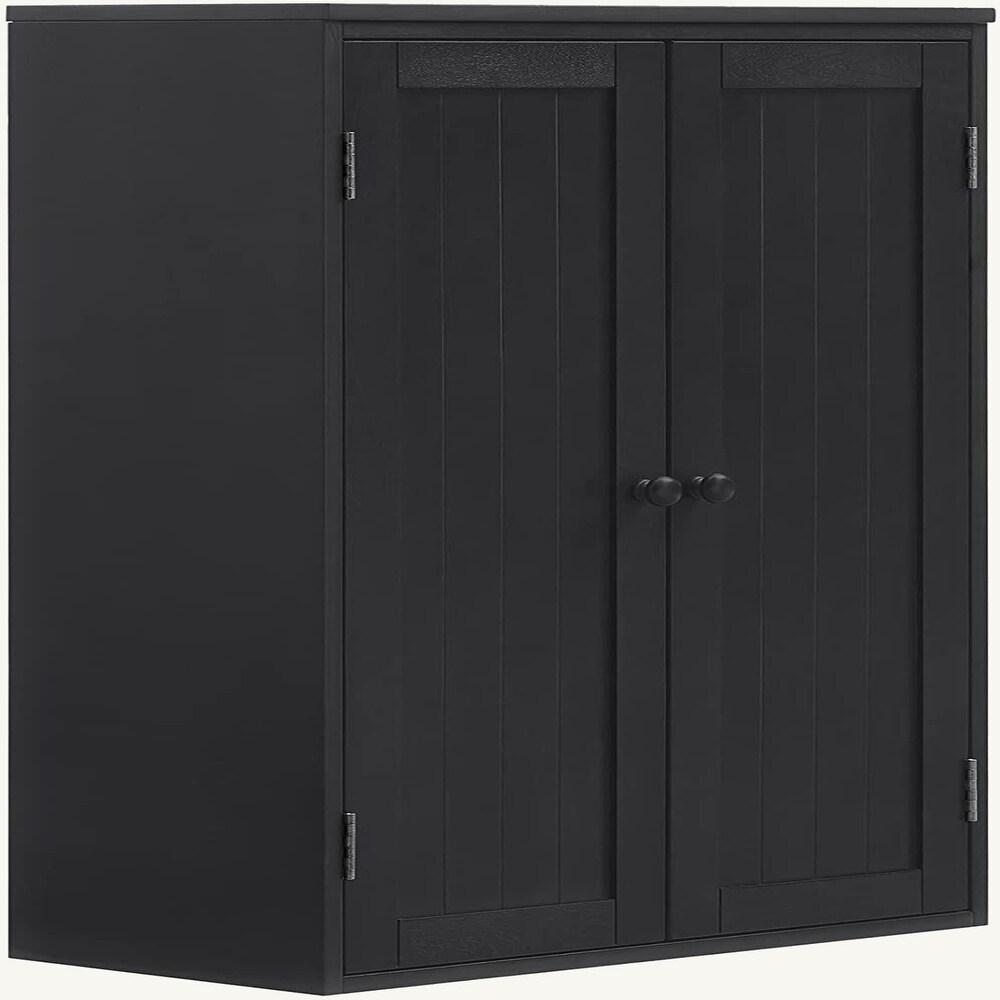 Freestanding Wooden Floor Cabinet with Double Door