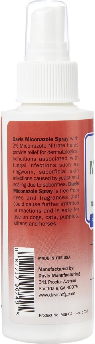 Davis Miconazole Dog and Cat Spray