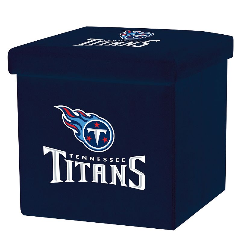 Franklin Sports Tennessee Titans Storage Ottoman with Detachable Lid