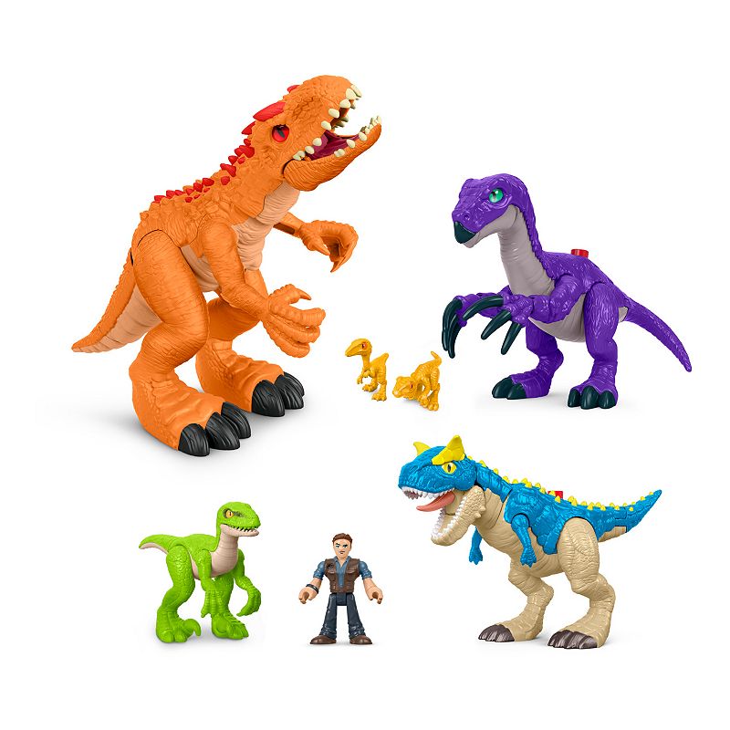 Fisher-Price Imaginext Jurassic World Dinosaur 7-Piece Toy Set