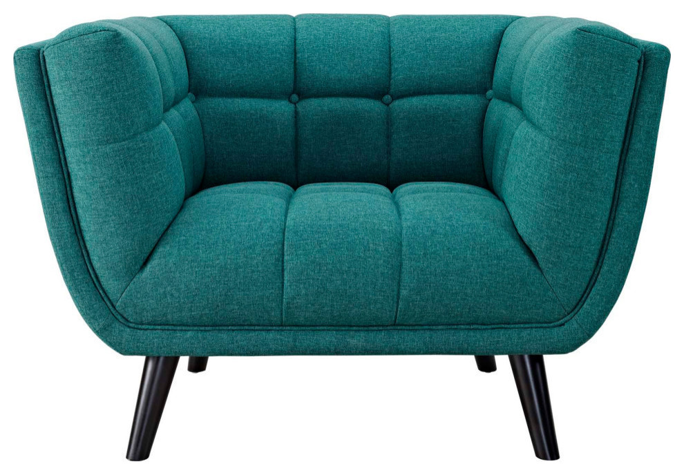 Alex Teal Upholstered Fabric Armchair   Modern   Armchairs And Accent Chairs   by Rustic Home Furniture Deco  Houzz