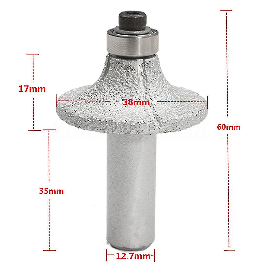 1/2inch Diamond Router Bit Wheel Half Bullnose For Hand Profiler Marble Granite