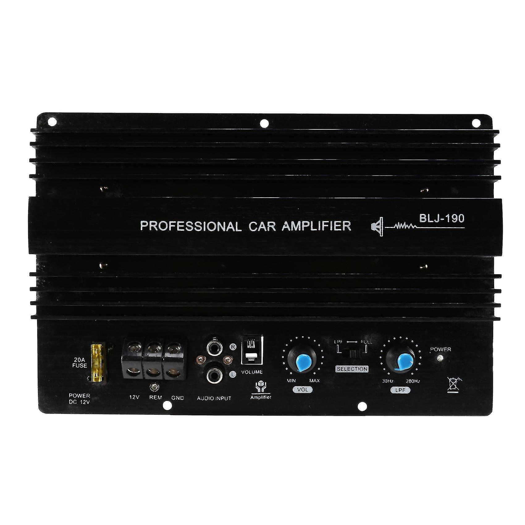 12v 1000w Powerful Bass 105dba Mono Car Audio Power Amplifier Amp