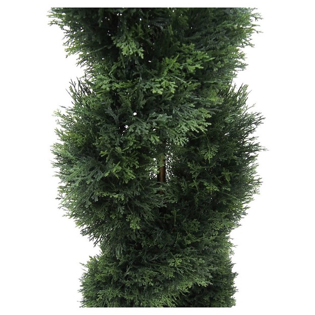 5 x27 Artificial Cedar Double Spiral uv Vickerman