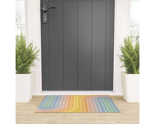 Colour Poems Gradient Curvature Iii Welcome Mat Society6