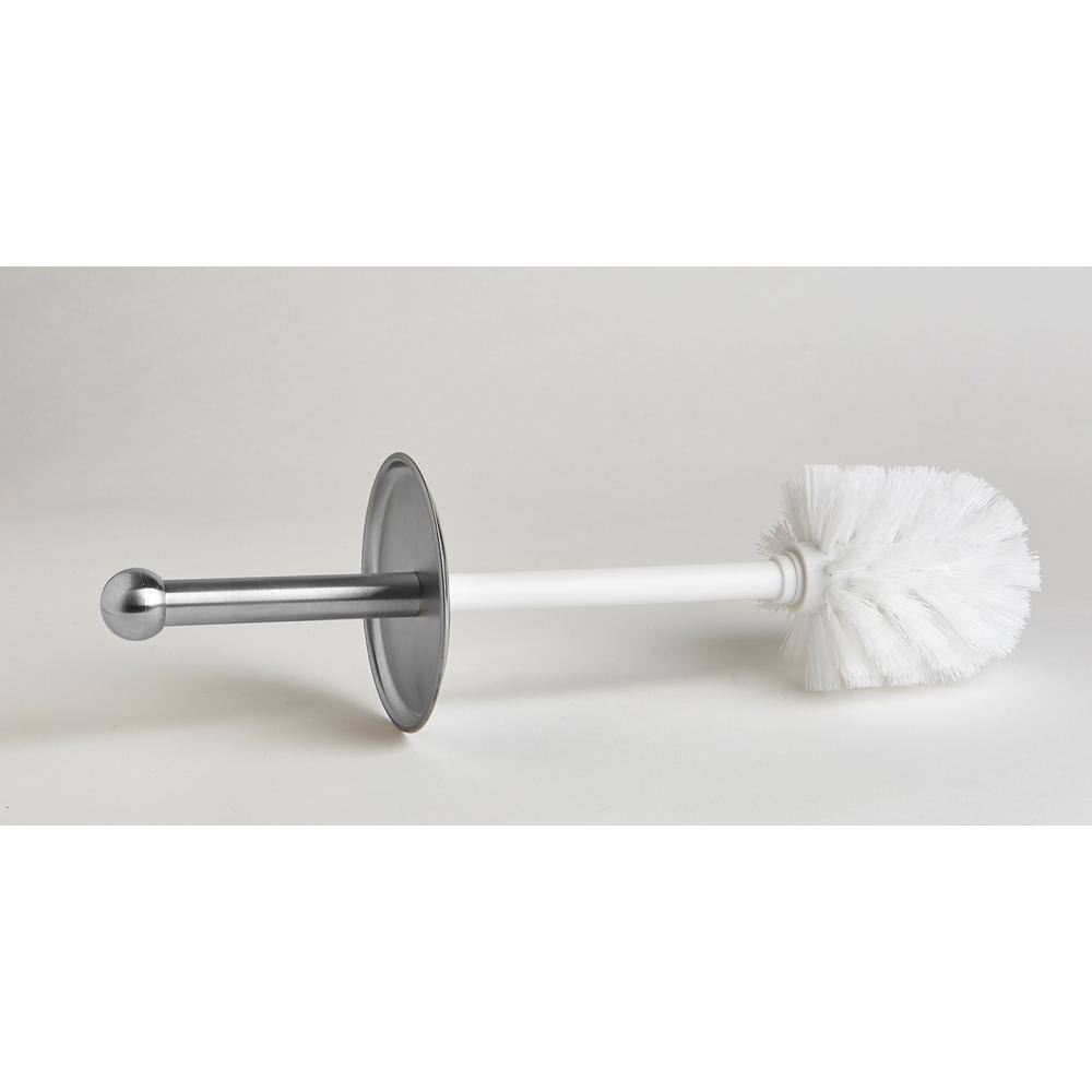 m MODA at home enterprises ltd. VISTA Toilet Brush and Holder Satin Chrome 305866-SATIN