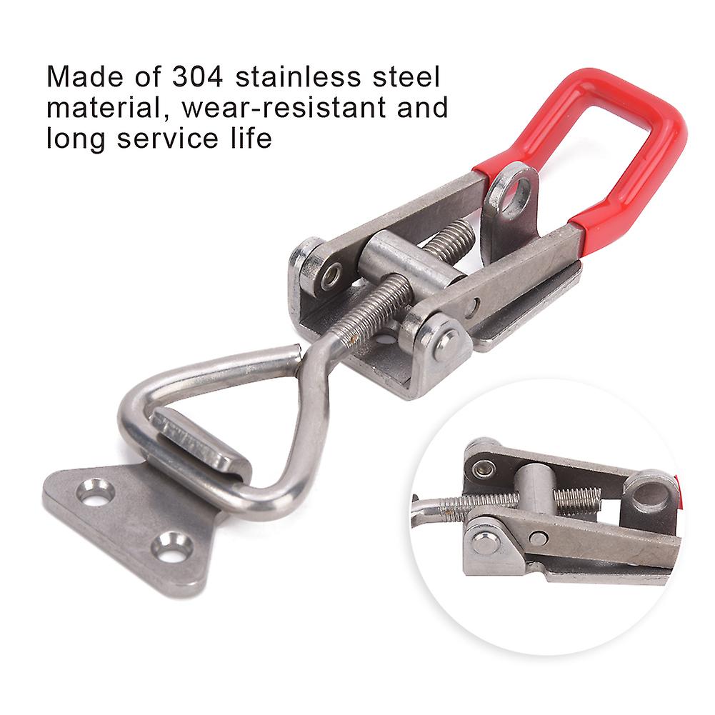 Toggle Clamp Latch Quick Latch Type Stainless Steel Adjustable Lever Handle 250kg