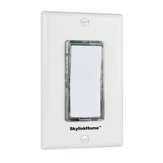 SkyLink TB-318 Wireless Wall Mounted Light Switch Transmitter for Skylink Receivers - White TB-318