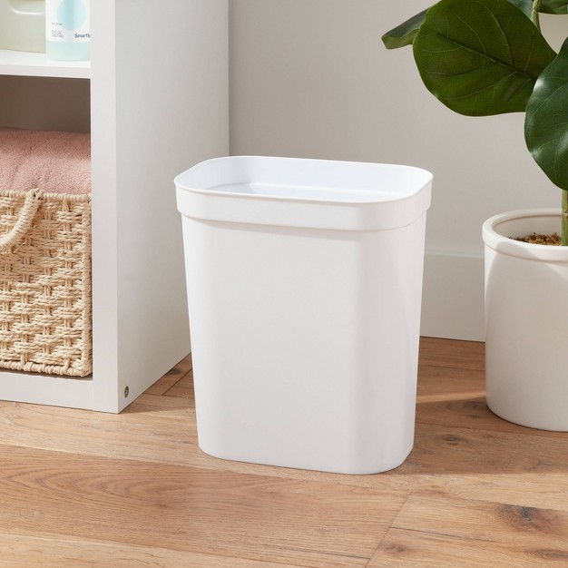 2 5gal Waste Basket White