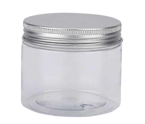 150g Pet Plastic Transparent Empty Cosmetic Container Box With Aluminum Lid， Kitchen Seasoning Jar， Candy Jar