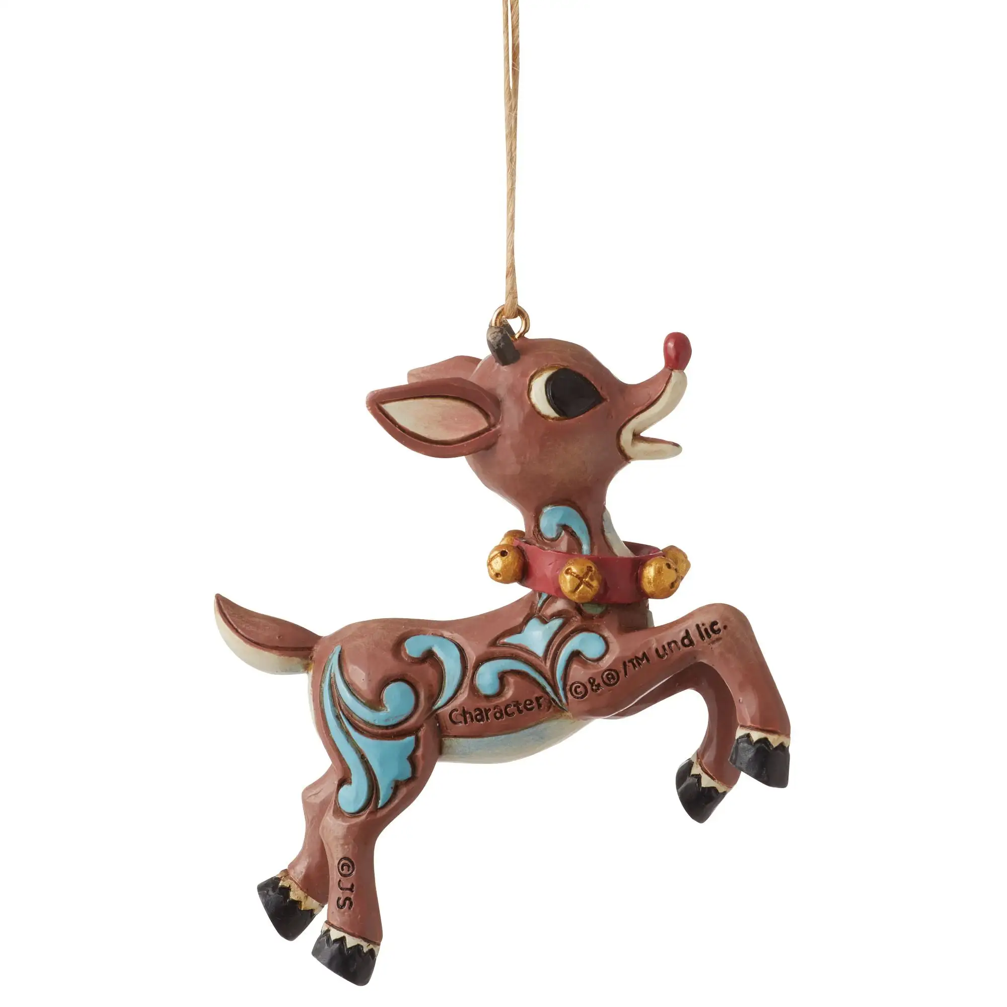 Rudolph in Flight Ornament