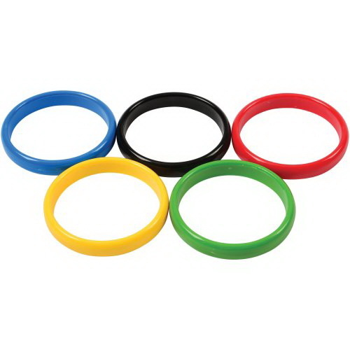 U.S. Toy GS875 Olympic Cane Rack Rings / 5 pc