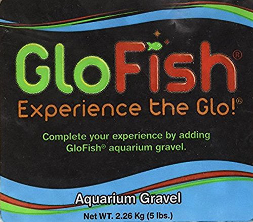 GloFish Aquarium Gravel 5 Pounds， White， Complements GloFish Tanks