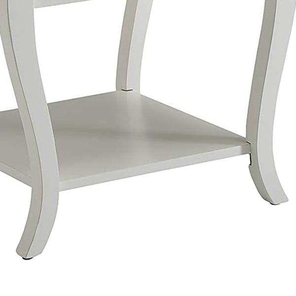 Becci End Table， White