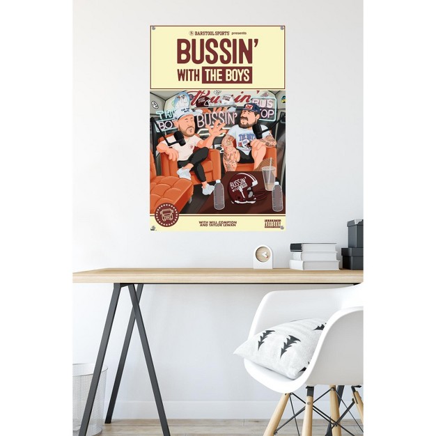 Trends International Barstool Sports Bussin x27 With The Boys Unframed Wall Poster Prints