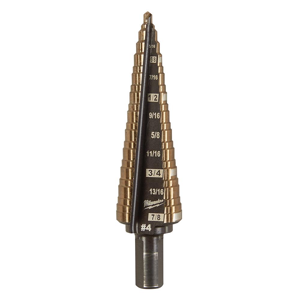 Milwaukee Cobalt Step Drill Bit #9 3/16-7/8