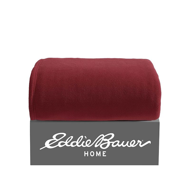 Eddie Bauer Reversible Solid Throw