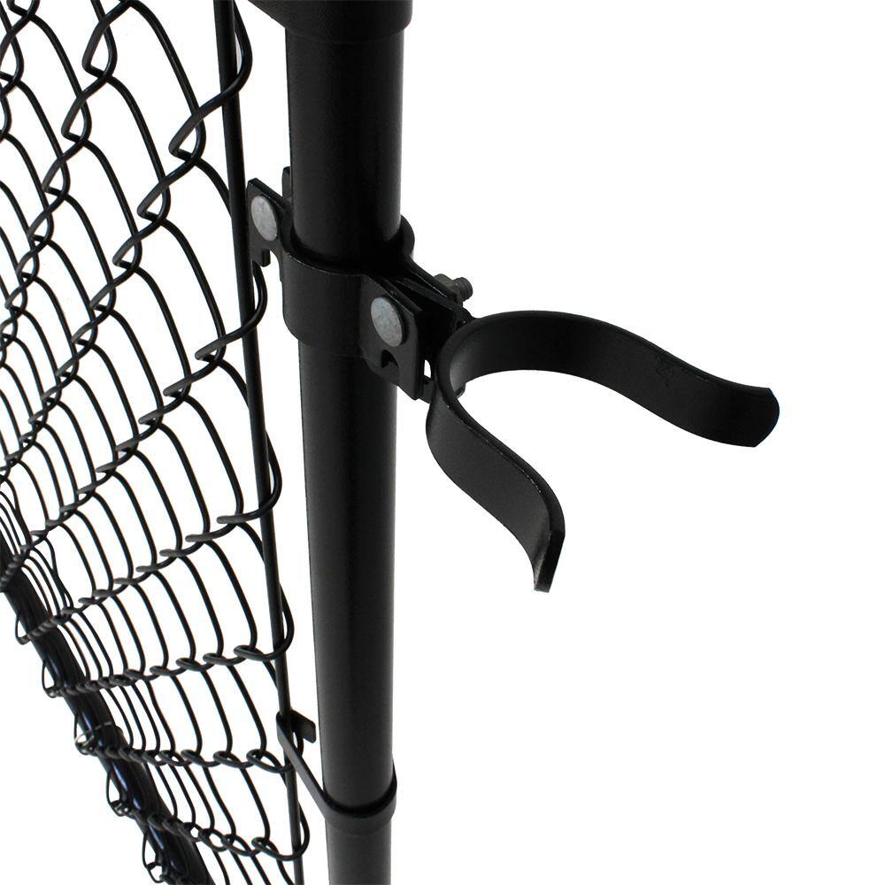 4 ft. H Adjustable Walk Gate Kit Square Corner Frame - Black CL 014519