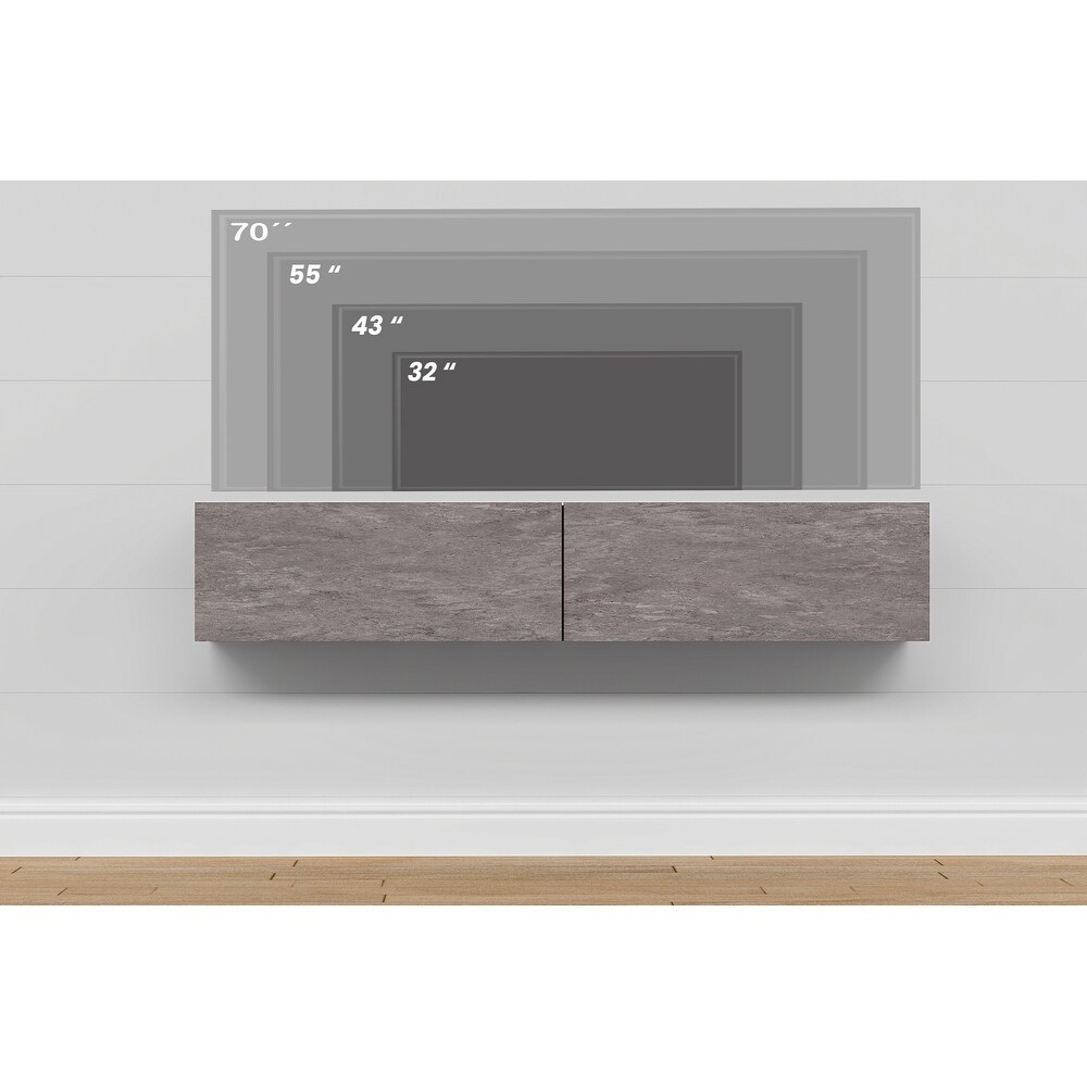 Aristo Floating TV Stand for TVs up to 60\