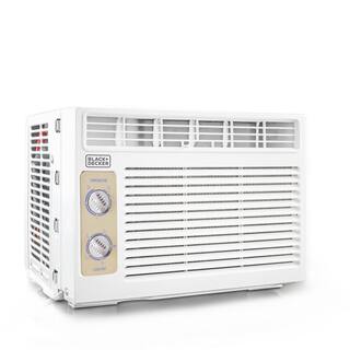 BLACK+DECKER 5000 BTU Window Air Conditioner in White BD05MWT6