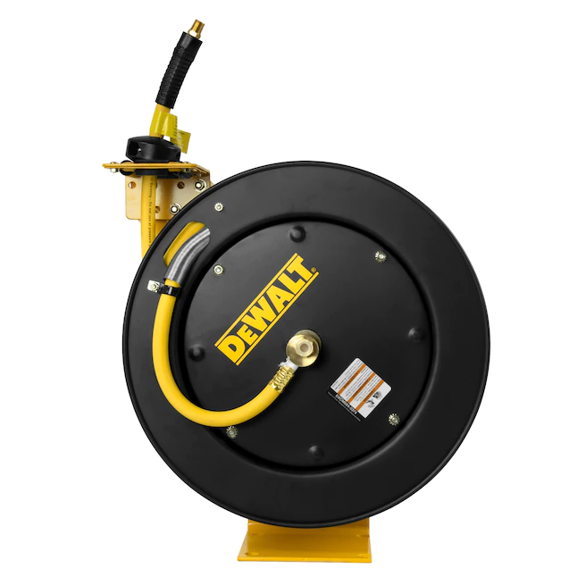 DEWALT DXCM024-0374 3/8 in. x 50 ft. Single Arm Auto Retracting Air Hose Reel