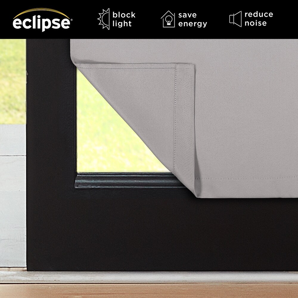 Eclipse Braylon Solid Blackout French Door Panel