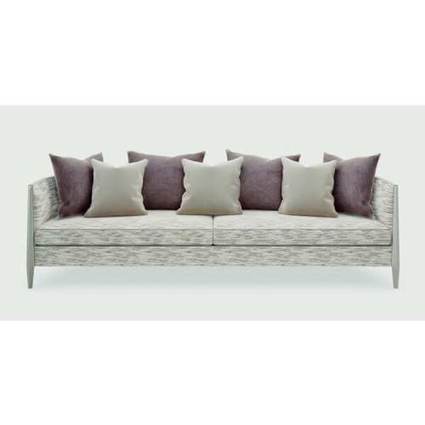 Caracole Upholstery Soft Silver Piping Hot Sofa