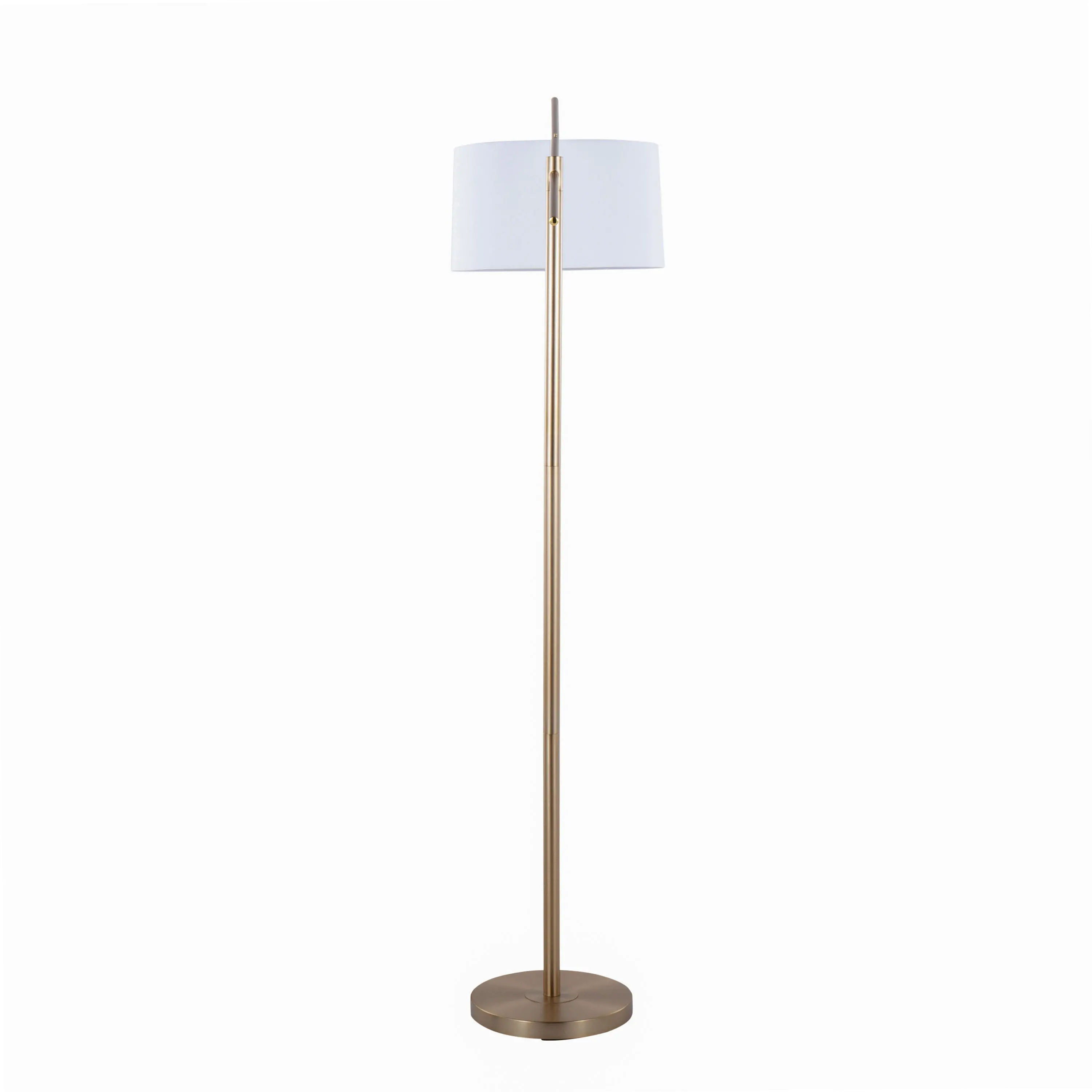 Casper Minimal Gold Floor Lamp