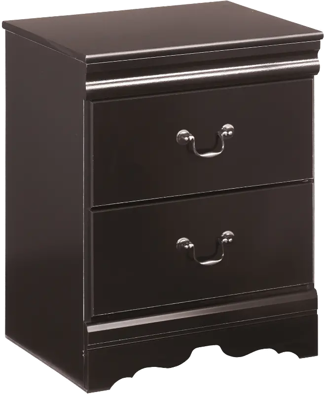 Huey Vineyard Black Nightstand