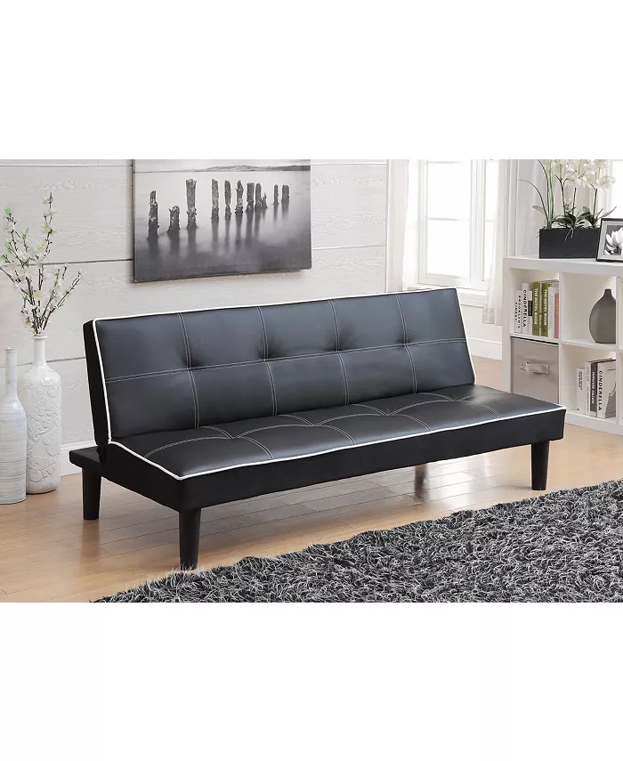 Coaster Home Furnishings Eastchester Contemporary Faux Leather Sofa Bed