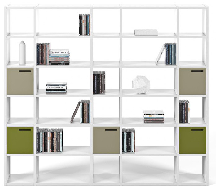 Tema Pombal Composition 2011 055 Modular Wall Systems   Contemporary   Bookcases   by Ella Modern  Houzz