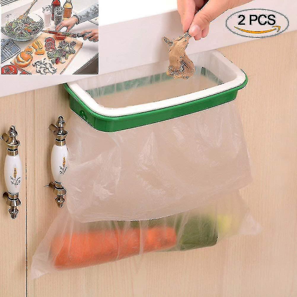 Hanging Trash Bag Holder For Kitchen Cupboard