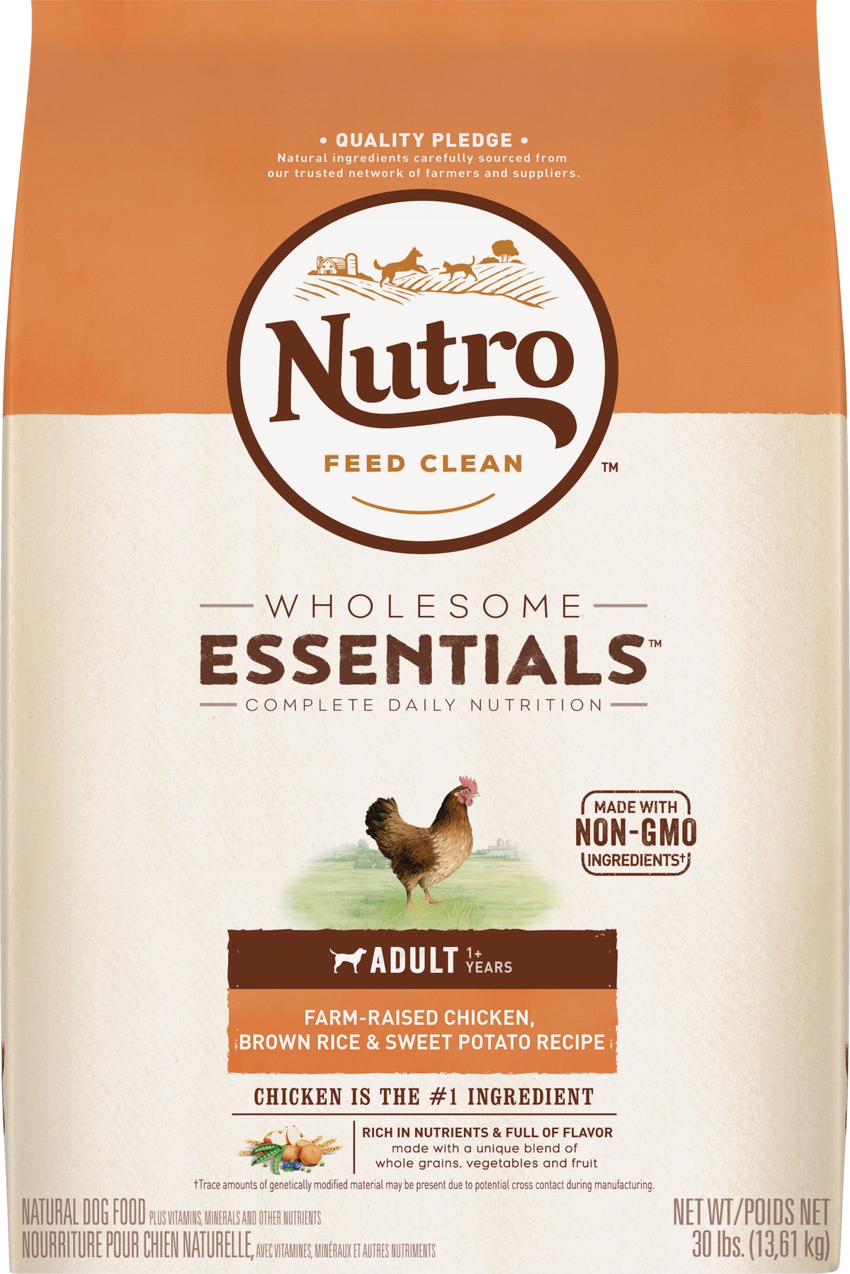 Nutro Wholesome Essentials Adult Dry Dog Food 30 Lb.