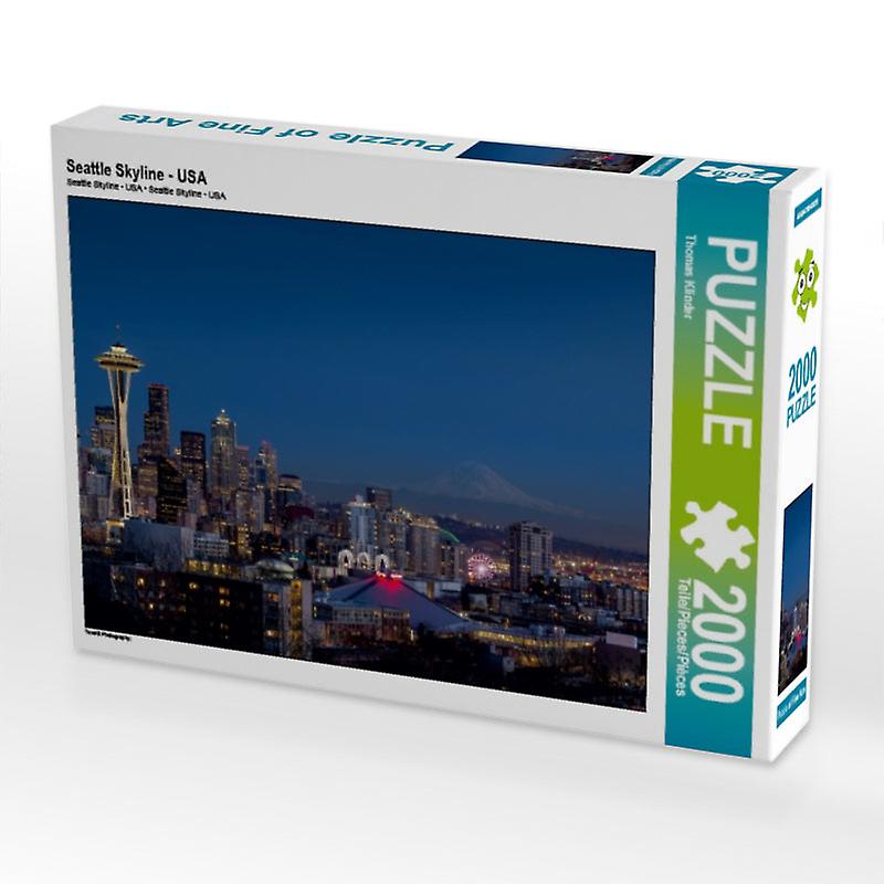 Seattle skyline - usa - calvendo foto-puzzle