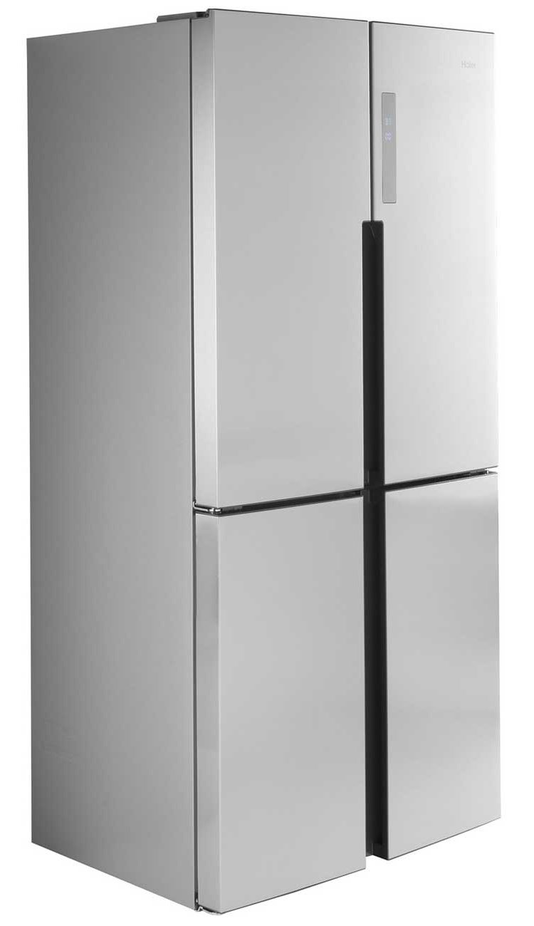 Haier 16.4 Cu. Ft. Fingerprint Resistant Stainless Steel Quad Door Refrigerator