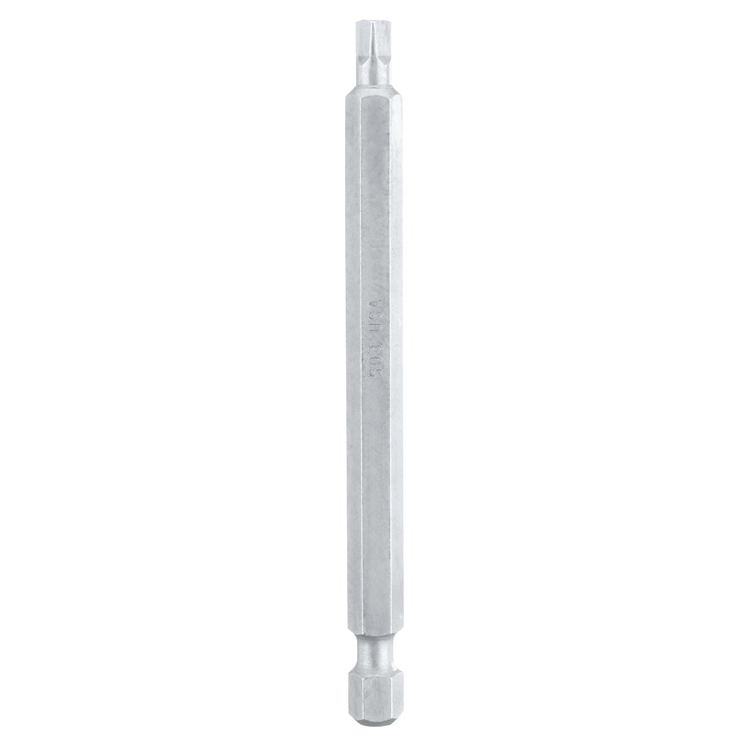 DW Square Recess #2 X 3-1/2 in. L Power Bit Heat-Treated Steel 1 pc